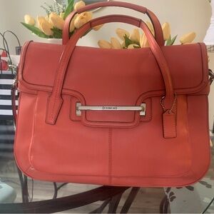 Coach Coral brief case 15x11